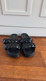 Heel goed - Raid platform slip ons zwart gevlochten, Kleding | Dames, Schoenen, Zwart, Zo goed als nieuw, Sandalen of Muiltjes