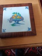 Vintage Tegeltableau met Fruit, Antiek en Kunst, Antiek | Wandborden en Tegels, Ophalen of Verzenden