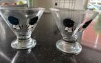 Jip en Janneke ijs schaaltjes 2 stuks H9cm, Verzamelen, Glas en Borrelglaasjes, Ophalen of Verzenden, Zo goed als nieuw, Overige typen