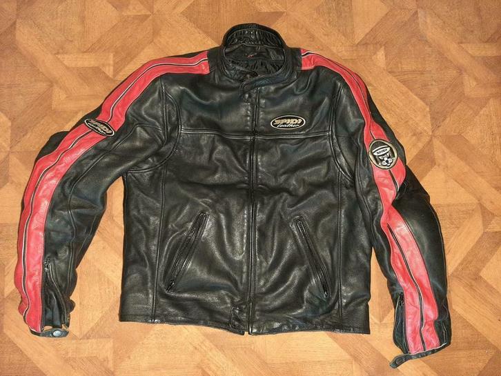Spidi leren motorjack jas maat L, Motoren, Kleding | Motorkleding, Jas | leer, Heren, Tweedehands, Ophalen of Verzenden
