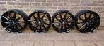 16" zwarte RC Design velgen incl TPMS + afdekdoppen, Ophalen, Gebruikt, 16 inch, All Season