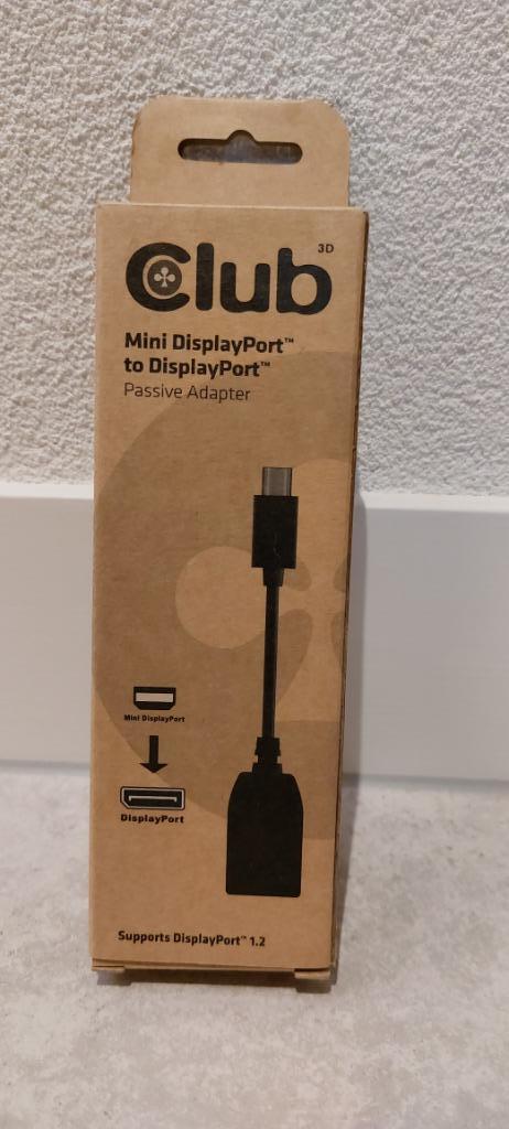 Club 3D CAC-1110 - DisplayPort kabel, Computers en Software, Pc- en Netwerkkabels, Gebruikt, Ophalen