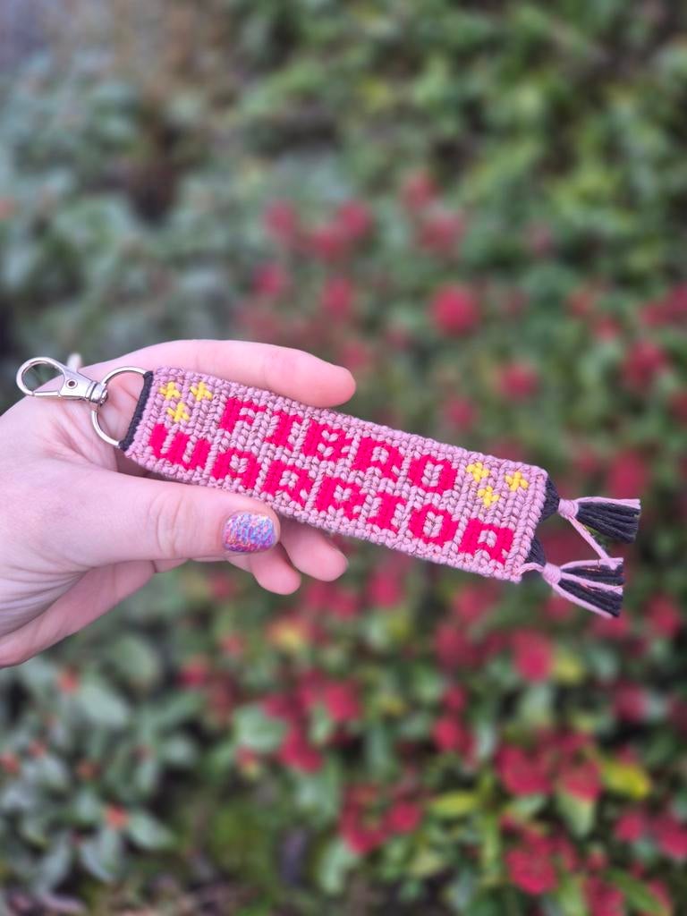 Fibro Warrior Sleutelhanger - Steun voor Chronische Pijn, Verzenden, Nieuw, Knutselwerk
