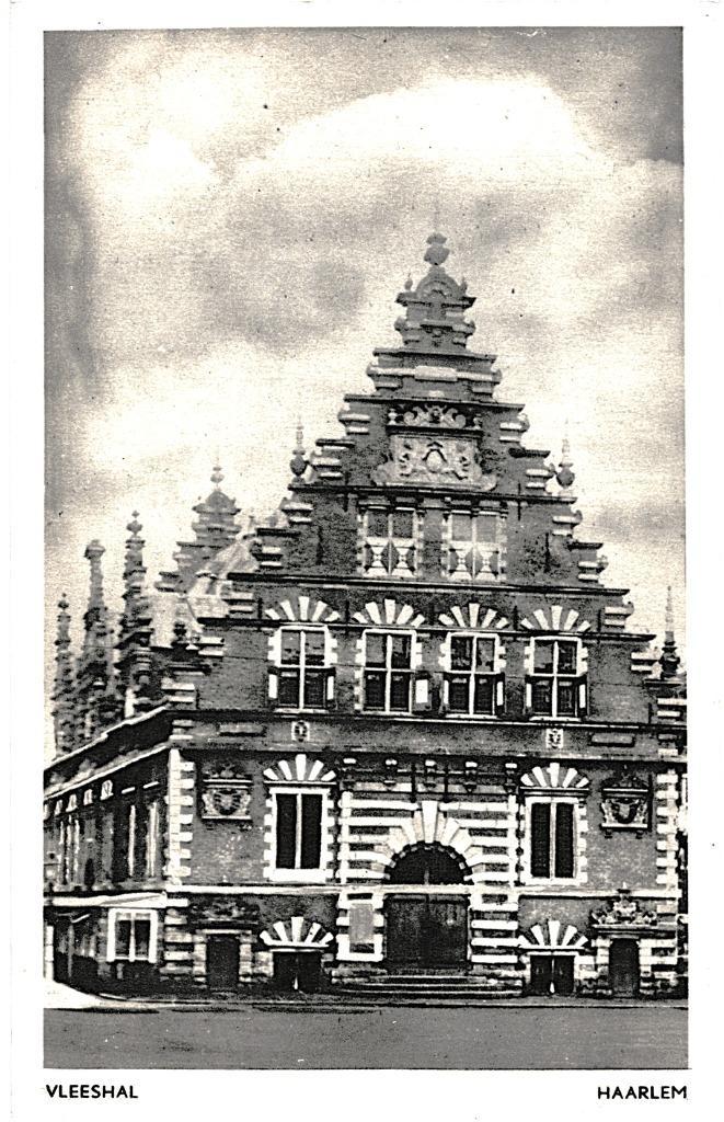 806315 Haarlem NH Vleeshal jr 50 60 Nette oude kaart onbesch, Verzamelen, Ansichtkaarten | Nederland, Ongelopen, Noord-Holland