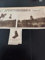 Knipsel  concours hippique vliegterrein Soesterberg 1916, Ophalen of Verzenden, Overige soorten, Nederland, Embleem of Badge