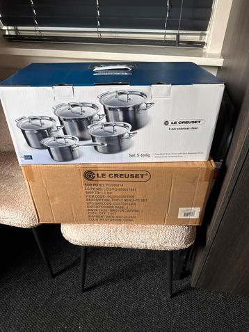 Le Creuset Pannenset Magnetik - 5 Delig - Nieuw! beschikbaar voor biedingen