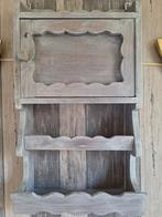 Brocante Keukenkastje / Gangkastje - 45x73x14 cm, Ophalen of Verzenden