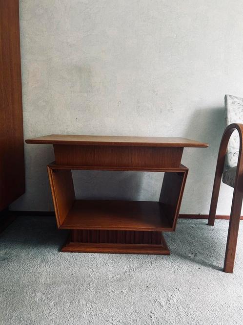 Vintage kaptafel jaren 50 / Mid Century, Huis en Inrichting, Tafels | Kaptafels, Gebruikt, Minder dan 100 cm, 50 tot 100 cm, Hout