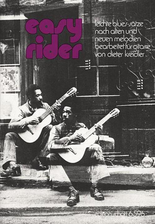gitaar-Easy Rider-Leichte Blues-Sätze, Muziek en Instrumenten, Bladmuziek, Gebruikt, Les of Cursus, Blues, Gitaar, Ophalen of Verzenden