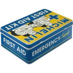 Michelin first aid emergency metalen reclame voorraadblik, Nieuw, Reclamebord, Ophalen of Verzenden