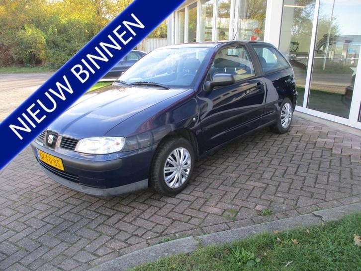 SEAT Ibiza 1.6 Stella + Kilometerstand Nap! (bj 2000), Auto's, Oldtimers, Bedrijf, Te koop, Alarm, Centrale vergrendeling, Elektrische ramen