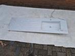 Nieuw wit Wastafelblad 160x45 afleg rechts(A30), Ophalen, Steen, ., Nieuw