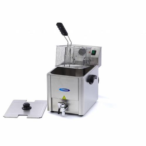 Maxima Frituurpan / Friteuse - 8 L - 1 Mand - met Tapkraan, Witgoed en Apparatuur, Frituurpannen, Zo goed als nieuw, Ophalen of Verzenden