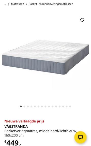 IKEA matras beschikbaar voor biedingen