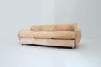 Vintage Italiaanse beige sofa jaren 70, Huis en Inrichting, Banken | Bankstellen, Ophalen, Gebruikt, Vintage, Driepersoons