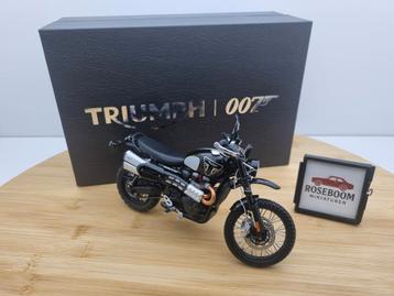 Triumph Scrambler 1200 James Bond 007 Edition 1:12  beschikbaar voor biedingen