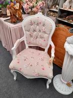 Brocante dames fauteuile met strass, Huis en Inrichting, Ophalen, Zo goed als nieuw, 75 tot 100 cm
