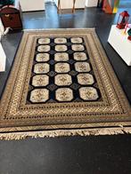 Vloerkleed Kesbar - donkerblauw / beige-brons, Ophalen, Beige, 150 tot 200 cm, 200 cm of meer