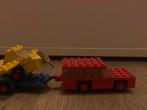 Lego 660 Auto met Autotransporter en Vliegtuig, Ophalen of Verzenden, Gebruikt, Complete set, Lego
