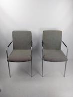 2x stoelen: Gelderland / design Paul Young / zoom 925, Ophalen of Verzenden, Wit, Zo goed als nieuw, Hout