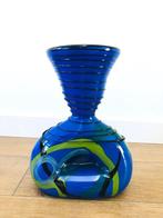 Ioan Nemtoi glazen blauwe vaas, glaskunst, glasdesign, Ophalen