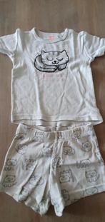 shortama met poes van de HEMA, maat 74-80, Kinderen en Baby's, Nacht- of Onderkleding, Meisje, Ophalen of Verzenden, Zo goed als nieuw
