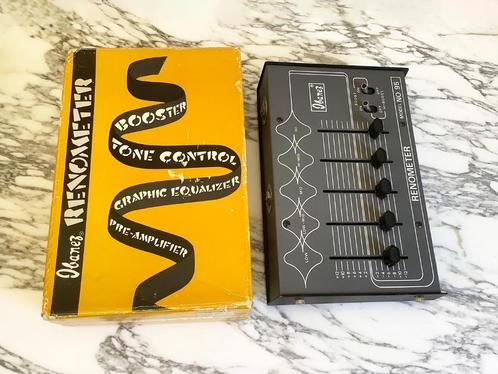 Vintage Ibanez Renometer graphic equalizer booster jaren 70, Muziek en Instrumenten, Effecten, Zo goed als nieuw, Volume, Overige typen
