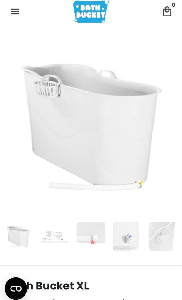 Bath Bucket XL - Heerlijk ontspannen!, Huis en Inrichting, Badkamer | Complete badkamers, Zo goed als nieuw, Ophalen