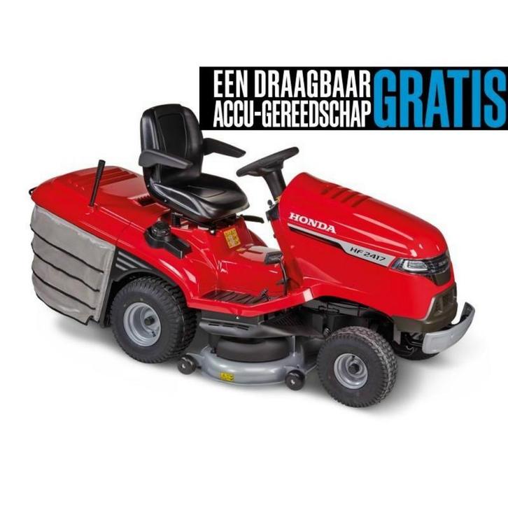 Honda HF 2417 HM Zitmaaier HF2417HM 2-cil 17 pk 102 cm, Tuin en Terras, Zitmaaiers, Nieuw, 90 tot 120 cm, Elektrische starter