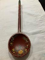 Hindelooper stijl beschilderde houten lepel, Ophalen of Verzenden