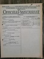 Officiele Prijscourant 2 mei 1956, Ophalen of Verzenden, 1940 tot 1960, Nederland, Krant