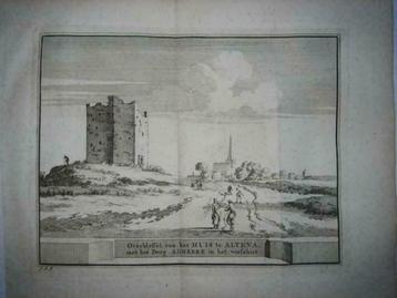 06 / Almkerk  Huis van Altena Kopergravure 1736 beschikbaar voor biedingen