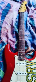 Candy apple red strat Japan jaren 80, Ophalen of Verzenden, Gebruikt, Solid body, Overige merken