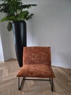 Velvet fauteuil, Huis en Inrichting, Fauteuils, Ophalen, 75 tot 100 cm, Zo goed als nieuw, Stof