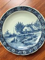 Delfts Blauw Bord - Boch Belgium, Ophalen of Verzenden