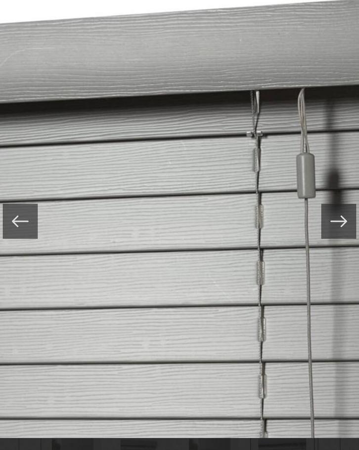 pvc jaloezieën donkergrijs relief, Doe-het-zelf en Verbouw, Rolluiken, Nieuw, Minder dan 100 cm, Grijs, Ophalen of Verzenden