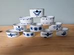 10 Vintage Servetringen Delfts Blauw ikea, Ophalen of Verzenden, Gebruikt