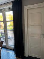 linnenlook zwarte inbetween raambekleding , kamerhoog, Ophalen, 100 tot 150 cm, Hotel chique , trendy, 200 cm of meer