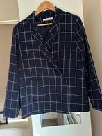Blazer geblokt  blauw wit NA-KD maat 38, Maat 38/40 (M), NA-KD, Blauw, Ophalen of Verzenden