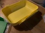 Tupperware onderkant snackpack broodtrommel geel, Huis en Inrichting, Keuken | Tupperware, Tupperware, Verzenden, Geel, Nieuw