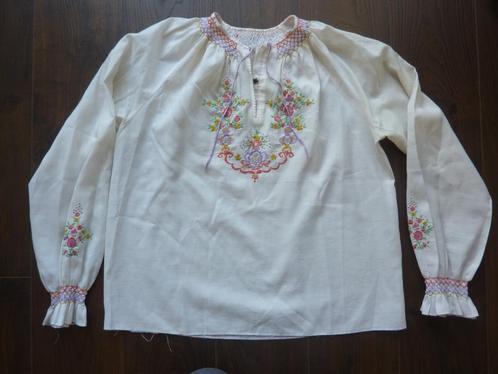 voor borduursel zijden blouse voor jongere Japan gedragen, Kleding | Dames, Blouses en Tunieken, Gedragen, Maat 36 (S), Wit, Verzenden