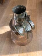Oude Koperen Waterkan - Handwerk, 48cm, Antiek en Kunst, Ophalen of Verzenden, Koper