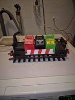 Playmobil wagon afvalcontainers met palletwagen en ballast., Overige merken, Gelijkstroom, Wagon, Ophalen of Verzenden