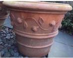 Grote Toscaanse terracotta pot 72cm Coto Archeo Impruneta, 40 cm of meer, Rond, Zo goed als nieuw, Terracotta