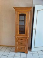 Vitrine eiken kast, Ophalen of Verzenden, Zo goed als nieuw