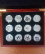 1/2 oz lunar 2 serie inclusief box. 2008- 2019, Ophalen of Verzenden, Zilver
