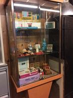 vintage vitrine kast met verlichting, Ophalen, Gebruikt, 25 tot 50 cm