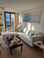 Hoekbank Haarlem- Velvet Bluvel 22 Creme Lounge +Iprotect, Ophalen, 250 tot 300 cm, Modern en luxe velvet uitstraling, Hoekbank