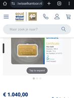 10 GRAM UMICORE GOUDBAAR, Ophalen of Verzenden