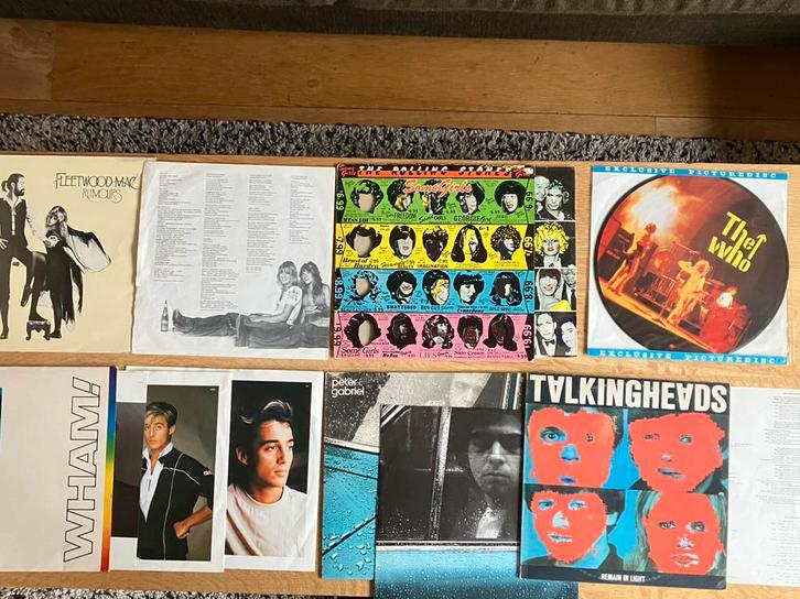 13 x LP’s Fleetwood mac, Stones, Kate Bush, Wham etc., Cd's en Dvd's, Vinyl | Pop, Gebruikt, 1960 tot 1980, 12 inch, Ophalen of Verzenden